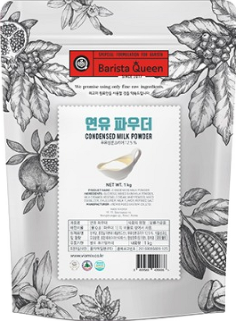 바리스타퀸 연유파우더, 1kg, 2개, 1개입