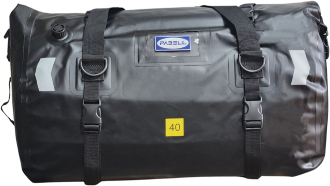 파벨 오토바이 모토캠핑 가방 방수 리어백 방수백, 블랙