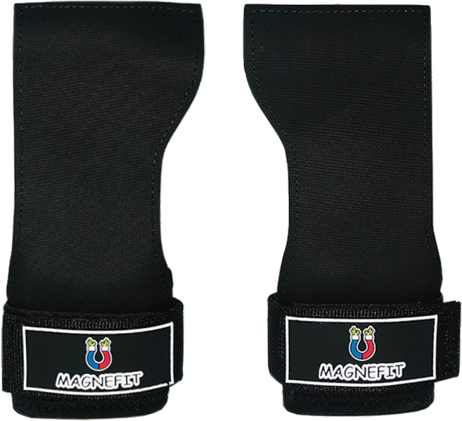 모찌그립 마그네핏 손바닥보호대 크로스핏그립 짐내스틱 헬스, 블랙, 1개