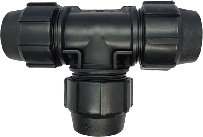 정티 pe 농수관파이프 부속 자재 조임식 연결구 농업용 관수자재 대성인더스트리, 정티16mm, 1개