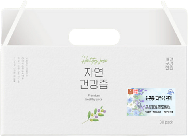 수입 천문동 차 즙 건강즙 진액 엑기스 액기스 100ml 30개입, 3L, 1개