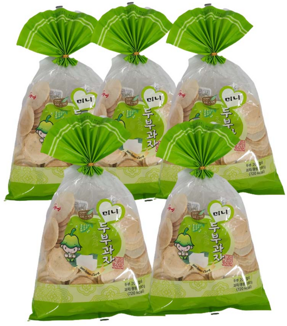 두부과자 옛날과자 미니두부과자 5봉, 180g