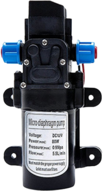 DCP-168 / 다이아프램 펌프 DC12V 80W / 고압 워터펌프 캠핑용 세차용, 1개