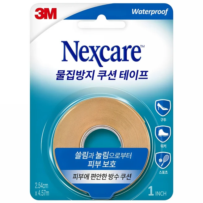 넥스케어 물집방지 쿠션 테이프, 1개 - 쿠팡