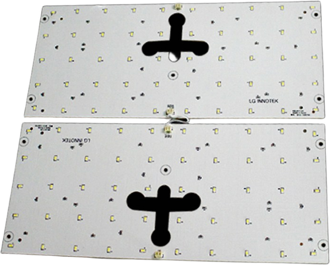 로그인디지털 LED모듈 사각방등 50W 400X175mm, 주광색, 1개