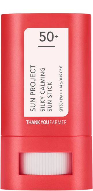 땡큐파머 선 프로젝트 실키 카밍 선 스틱 14g, 1개