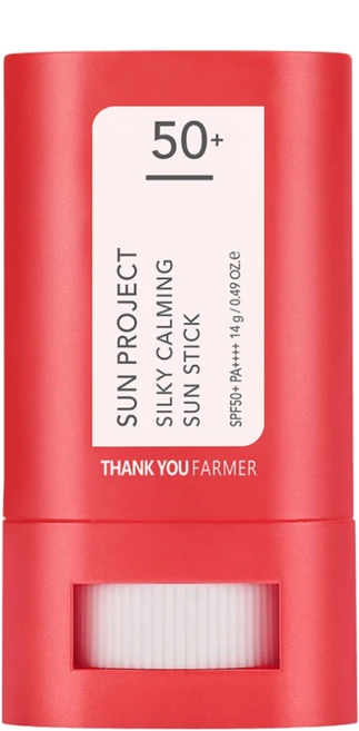 땡큐파머 선 프로젝트 실키 카밍 선 스틱 14g, 1개 - 쿠팡