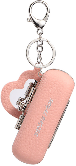 Royal Bagger 휴대용 립밤 립스틱 수납 파우치 키링