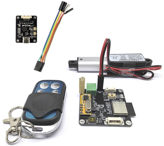 ESP32-C3 무선 리니어 모터 제어 개발 보드, 1개, 보드,디버거,25mm패키지