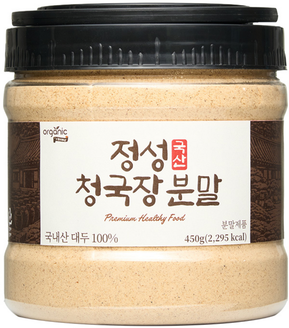 오가닉프렌즈 100% 국내산 정성 청국장 가루 분말 양념, 1개, 450g