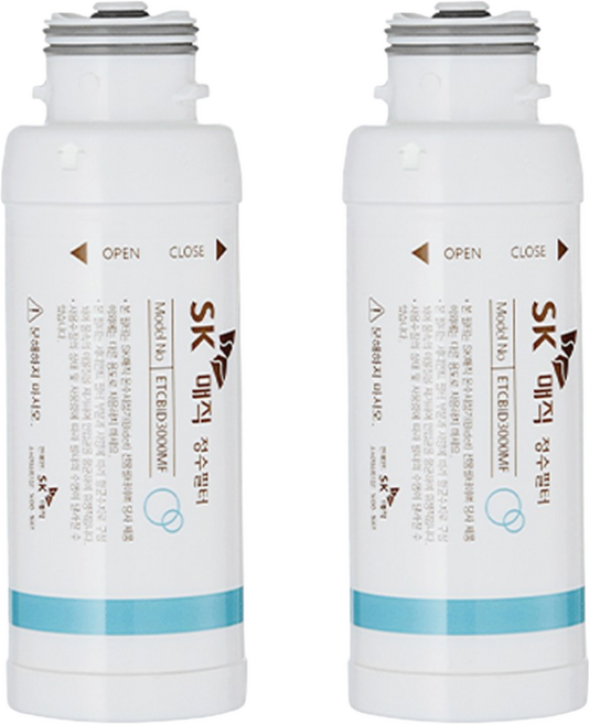 SK 매직 ETCBID3000MF 정수 원터치 비데 필터 1개, 2개