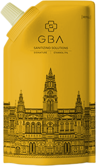 주방전용 GBA세솔(레몬 무첨가) 지비에이 소독제 600ML 스프레이, 레몬(1.5L)_리필, 1개