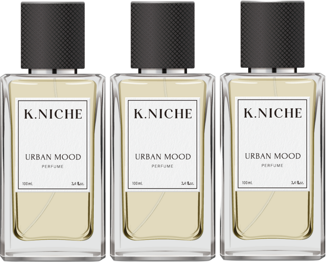 케이니치 어반무드 남자 여자 향수 오드퍼퓸, 100ml, 3개