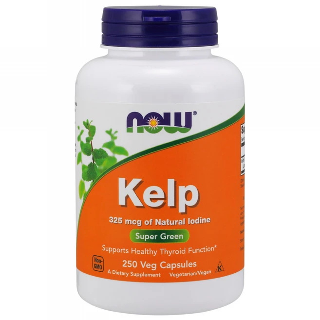 나우푸드 켈프 325mcg 슈퍼 그린 베지 캡슐, 1개, 250 - 쿠팡