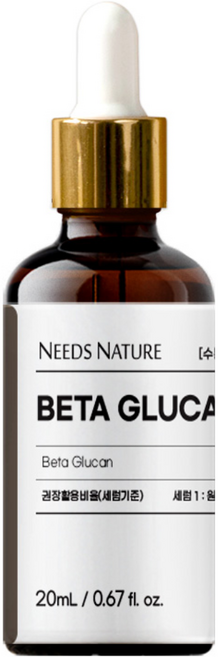 NEEDS NATURE DIY β-葡聚醣安瓶原液, 20ml, 1個