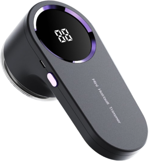 YONIVI 슈퍼파워 보풀제거기 6중커터 휴대용 충전식 본품+커터+케이블+브러쉬, 다크그레이, 009