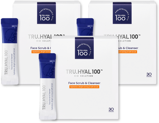 트루히알100 슈가소다 파우더 클렌저 박스타입 (3gX30개입), 3개