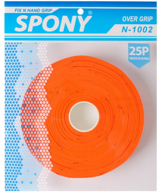 스포니 소프트핏 오버그립 25p, 오렌지, 25개