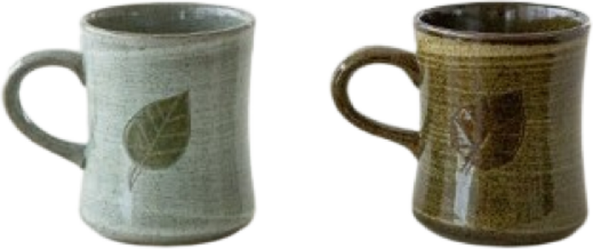 국산 전통머그컵 상감 일자 도자기 머그잔 물컵 커피컵 340ml, 회색, 1개