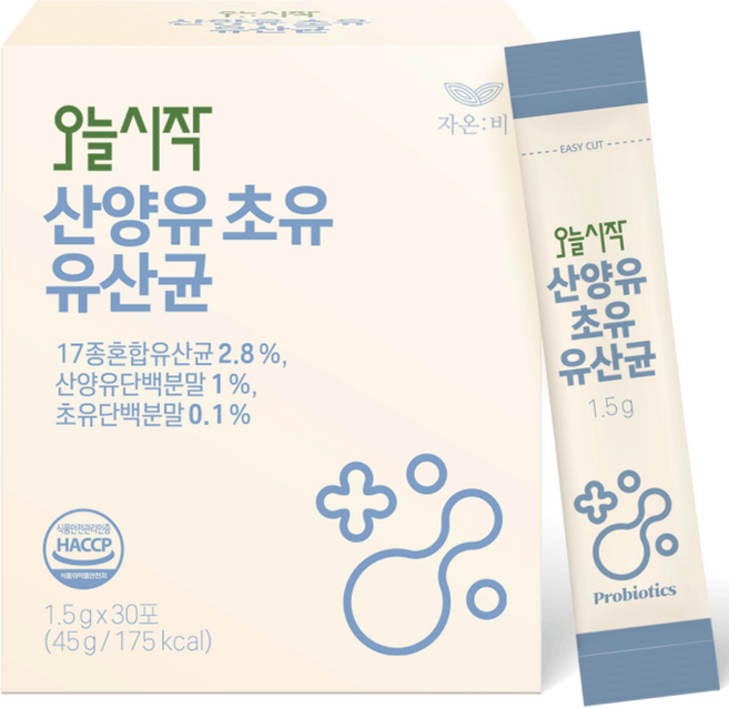 [약국입점 유산균] 오늘시작 퀄리고트 산양유 초유 유산균 네덜란드 산양유단백질 프리프로바이오틱스 신바이오틱스 자온비 유산균, 4박스, 30회분