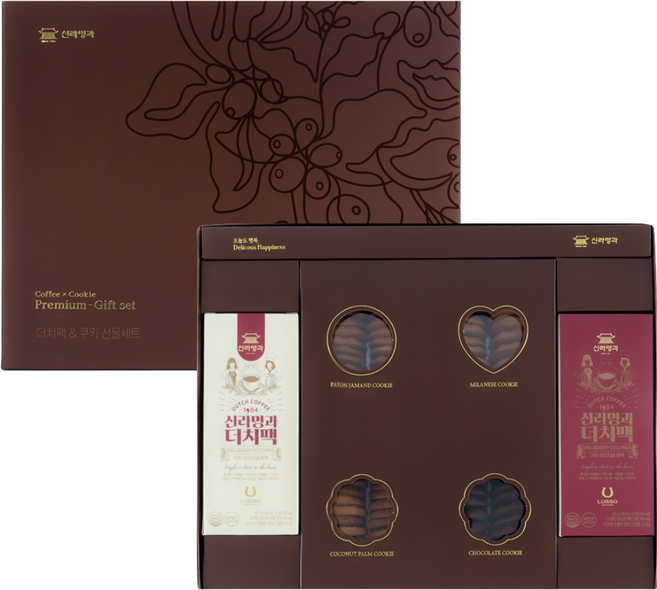 신라명과 더치팩쿠키선물세트(대) 선물용쇼핑백