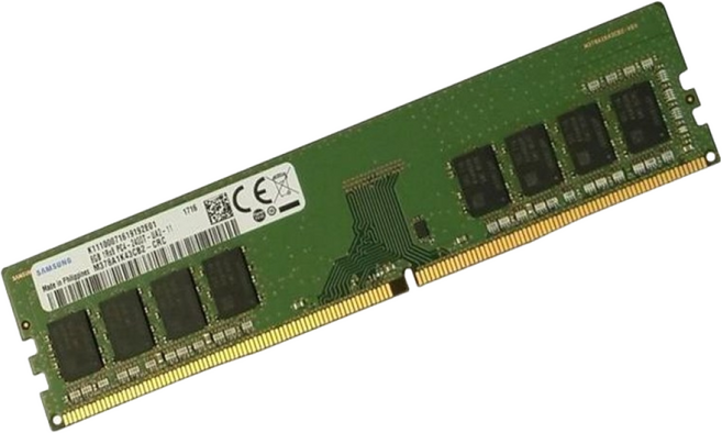 삼성 삼성전자 메모리 램 단면 DDR4 8GB PC4-21300 2666V, 1개, DDR4 8GB PC-21300 2666V