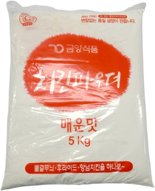 금양식품 크리스피 치킨파우더 매운맛 5KG 물결, 1개