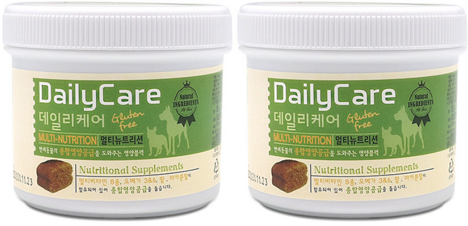 데일리케어 강아지 영양제, 180g, 종합영양제, 2개