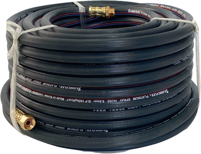 세종플렉스 유연한 겨울용 고압분무기호스 8.5mm 100M 연질약줄 농업농약 물살포 세척, 1개