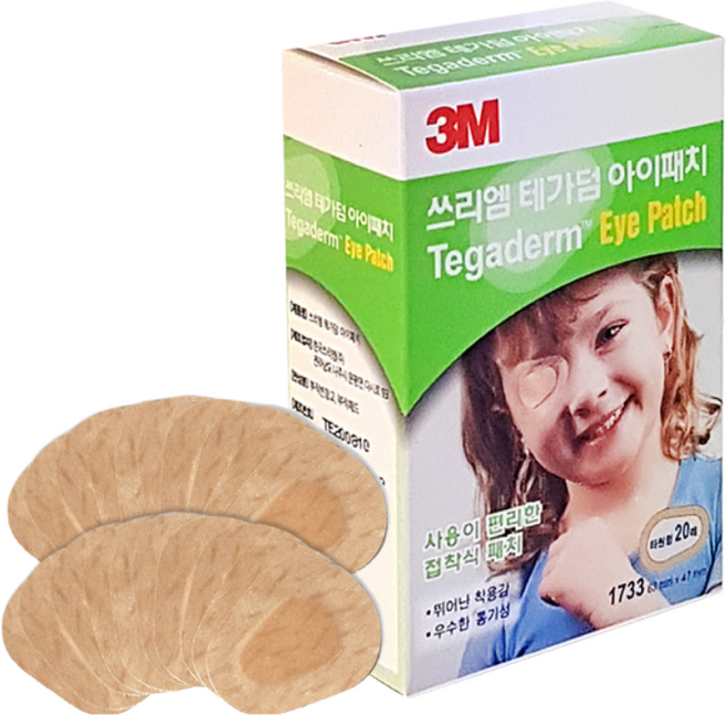 쓰리엠 테가덤 아이패치, 20매, 1개