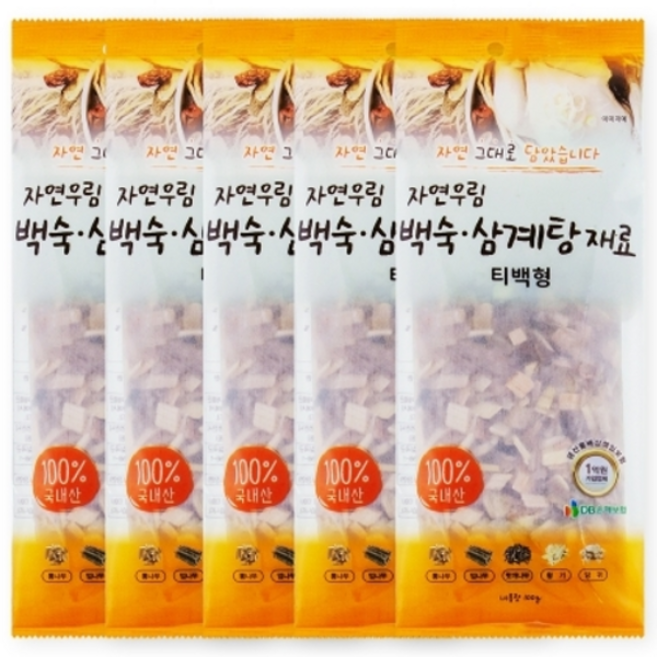 자연우림 삼계탕한방팩 국산100% 백숙 건강 보양식 삼계탕재료 티백 면역력강화, 100g, 5개