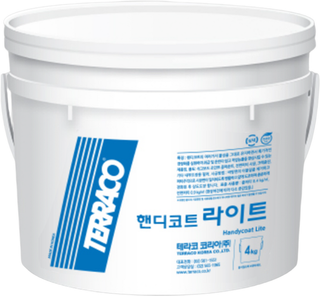 테라코 핸디코트 라이트 4kg 경량 퍼티, 1개