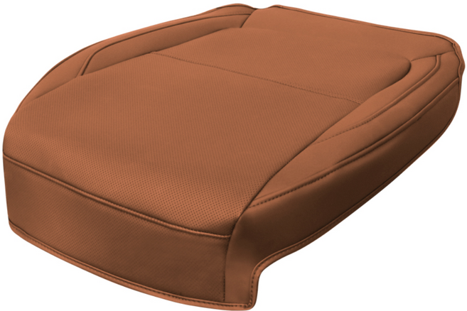 루젠 셀토스 차량용 방석 쿠션, 1개, 1열 운전석 소프트브라운