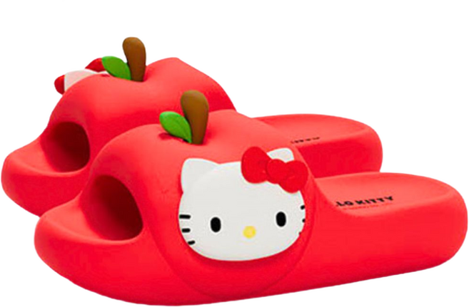 헬로키티 애플 사과 입체 슬리퍼 사무실 실내용 eva 미끄럼 방지 거실화