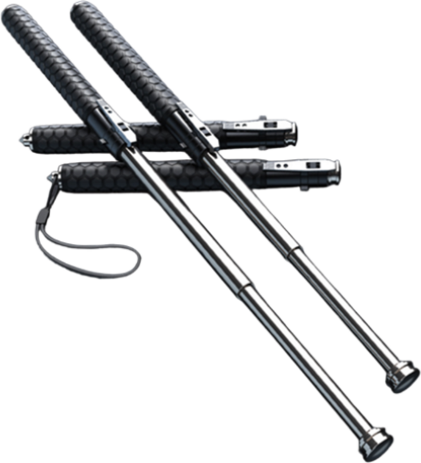 자기방어스틱 자동 3단봉 원터치 호신용 삼단봉, 65.5cm, 1개