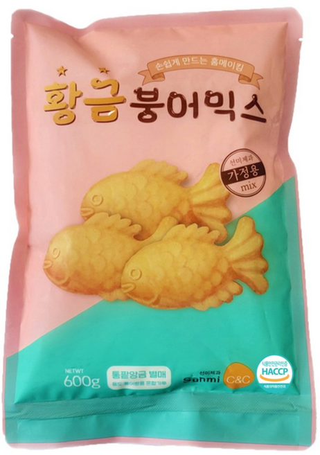 [선미c&c] 붕어빵믹스 600g, 1개