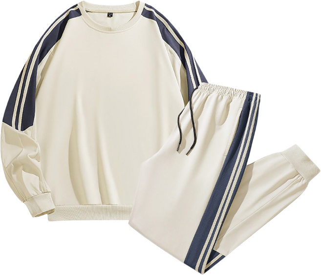 스타일닥터 남녀 공용 캐주얼 라운드 편안한 상하 세트