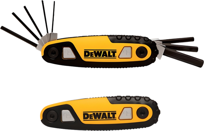 디월트 DWHT70263M 접이식 포켓 육각 렌치세트 8pcs, 1세트