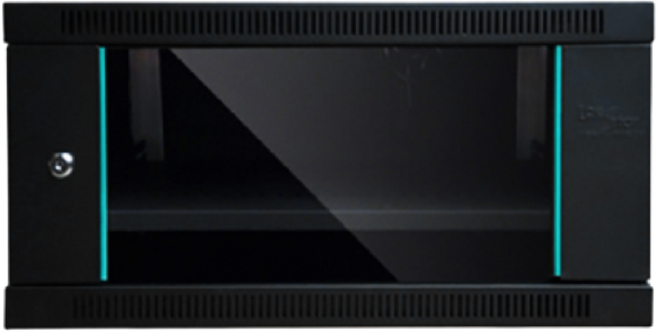 랜스타 LS-300HB 허브랙 검정 6U 300x450x600 통신랙 국제규격, 1개