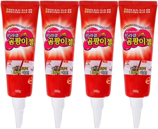 미라클 곰팡이젤, 120g, 4개