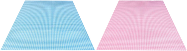 병원침대반시트 요양병원 침대커버 병원시트(160x135), 핑크체크반시트, 1개