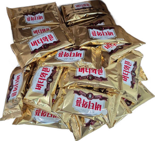 궁금한공작소 버터와플 대용량간식 20개, 26.3g