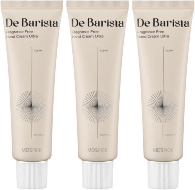 엠디스픽 드바리스타 주부습진 고보습 무향 핸드크림 울트라, 50g, 3개