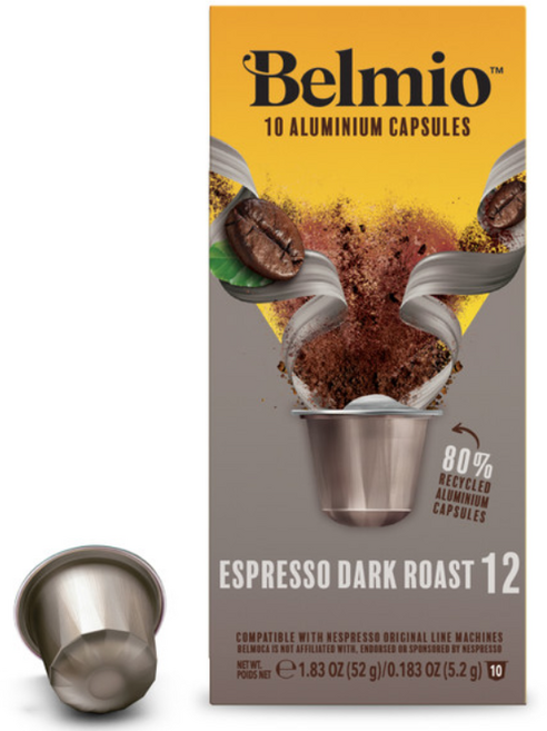 벨미오 네스프레소 호환 에스프레소 다크 로스트 캡슐커피, 5.2g, 10개입, 1개