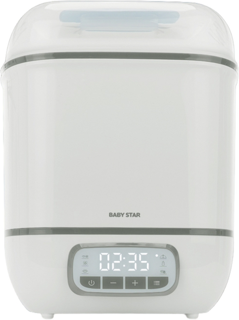 리빙웰 베이비스타 4in1 스팀 살균 건조 젖병소독기 스테인레스 열탕 보틀워머, BS610A