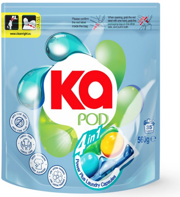 카포드 듀얼코어 4in1 캡슐세탁세제 파워플러스 35개입, 1개