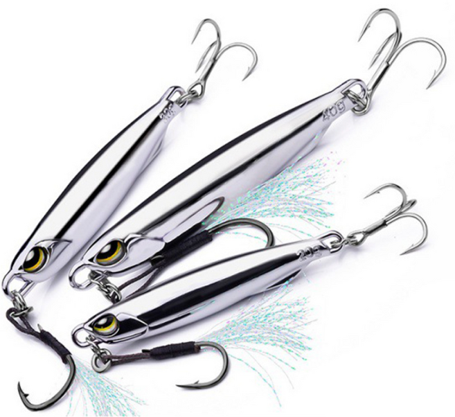 마리수 크롬 메탈지그 하드베이트 미노우 루어낚시 삼치메탈 농어 갈치 크롬 어시스트 3개입, 20g