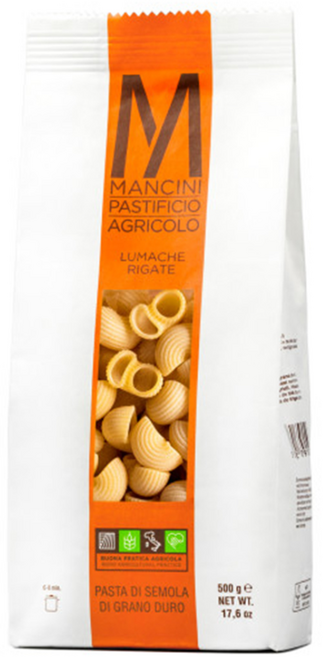 만치니 Lumache rigate 만치니 루마케 리가테, 2개, 500g