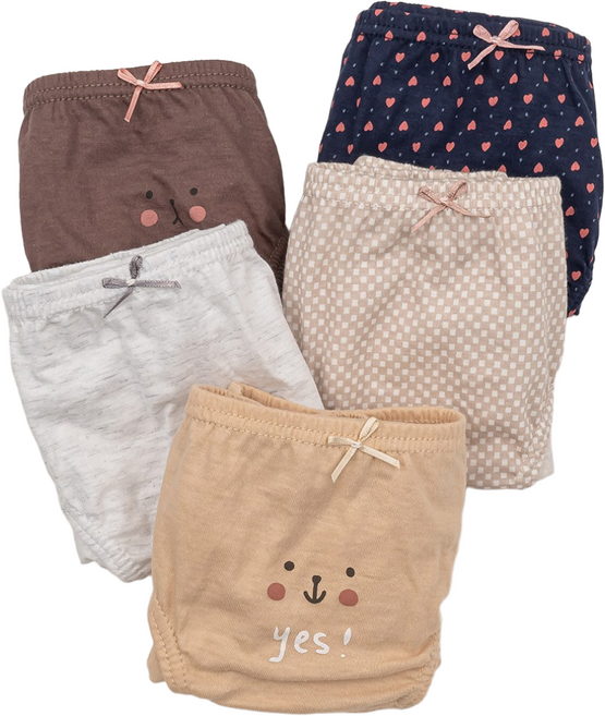 여성용 순면100% 학생부터 성인까지 미디 삼각 팬티