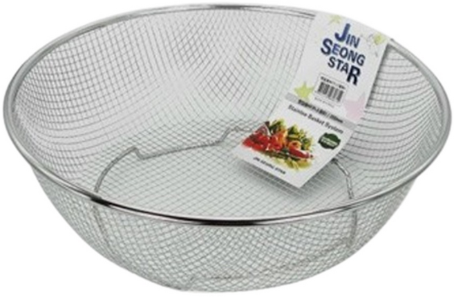 쉐프앤쿡 진성스타 스텐 영업용 바구니 A형 촘촘망, 넓은망 B형, 1개